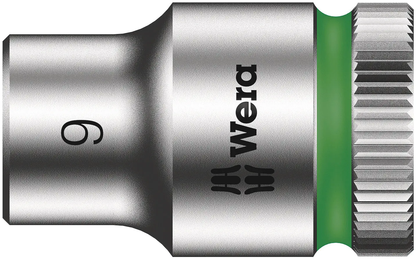 Wera 3/8 in 6-Kant Buchse SW 9 mm Sechskant x 29.0 mm