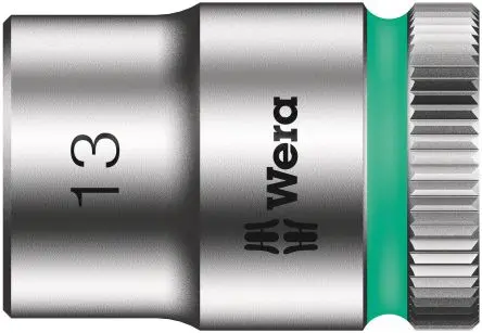 Produktfoto 1 von Wera 3/8 in 6-Kant Buchse SW 13 mm Sechskant x 29.0mm