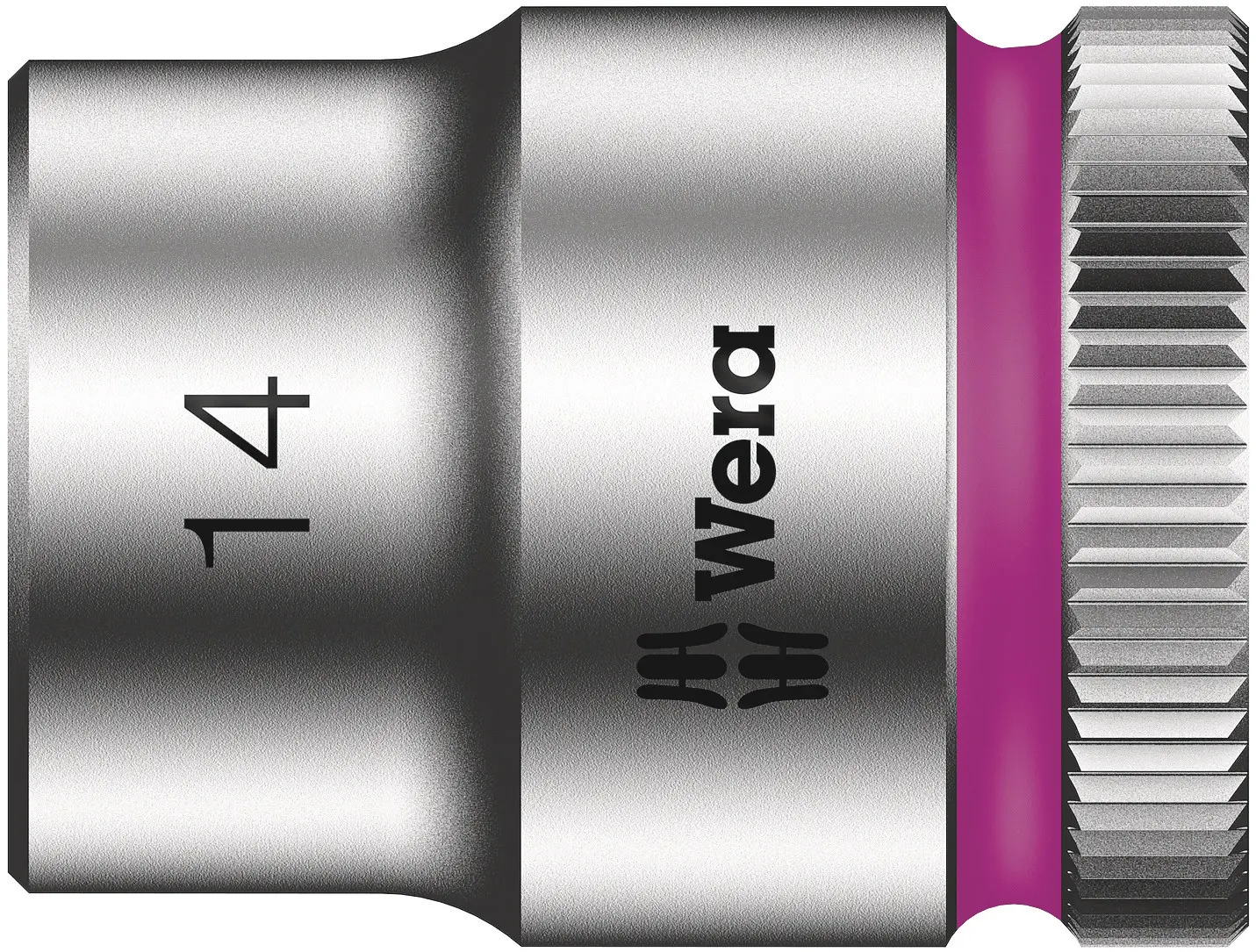 Produktfoto 1 von Wera 3/8 in 6-Kant Buchse SW 14 mm Sechskant x 29.0 mm