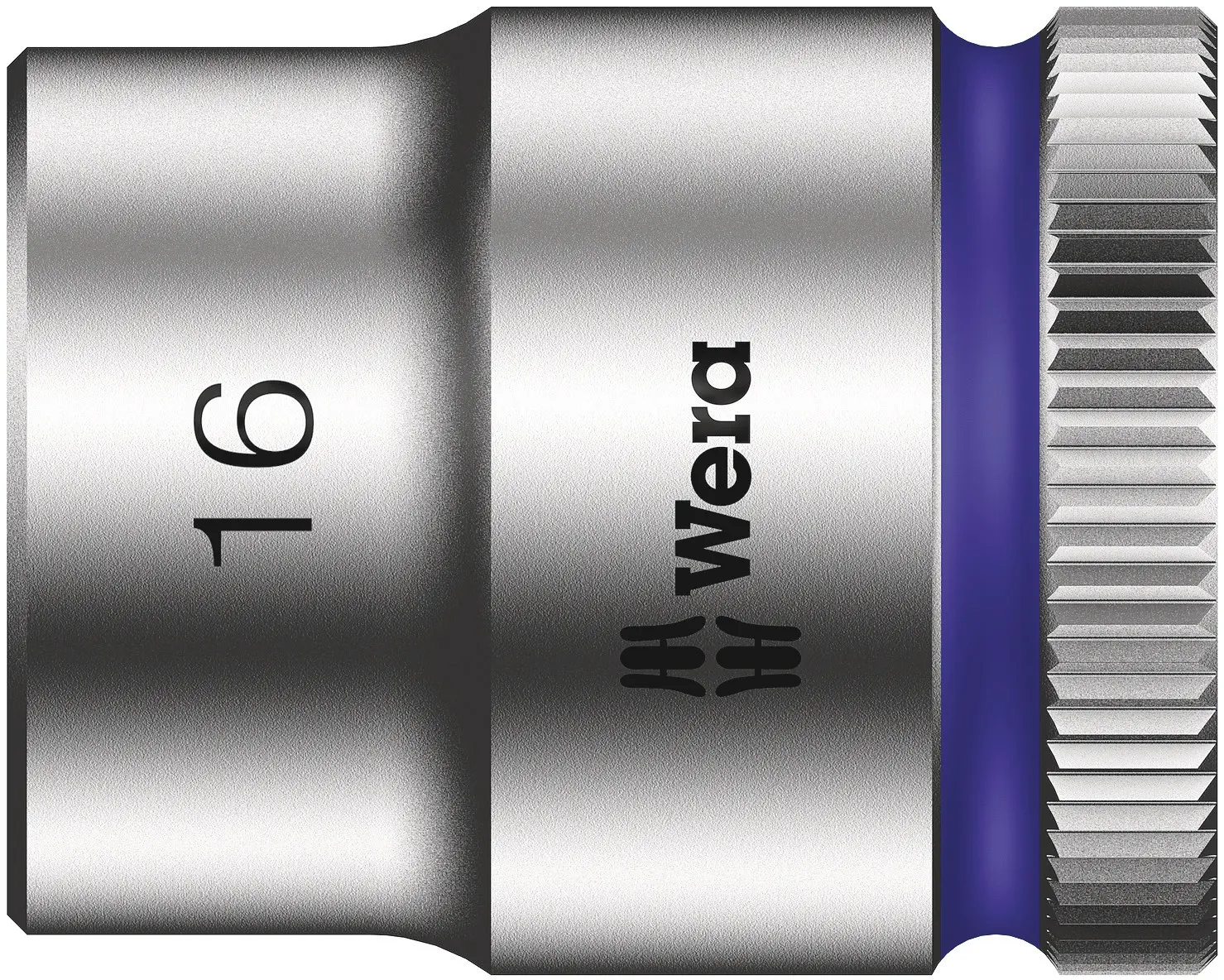 Produktfoto 1 von Wera 3/8 in 6-Kant Buchse SW 16 mm Sechskant x 30.0 mm
