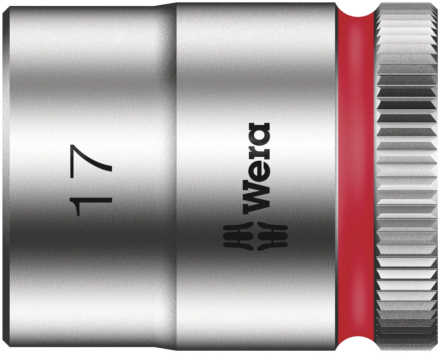 Produktfoto 1 von Wera 3/8 in 6-Kant Buchse SW 17 mm Sechskant x 30.0 mm