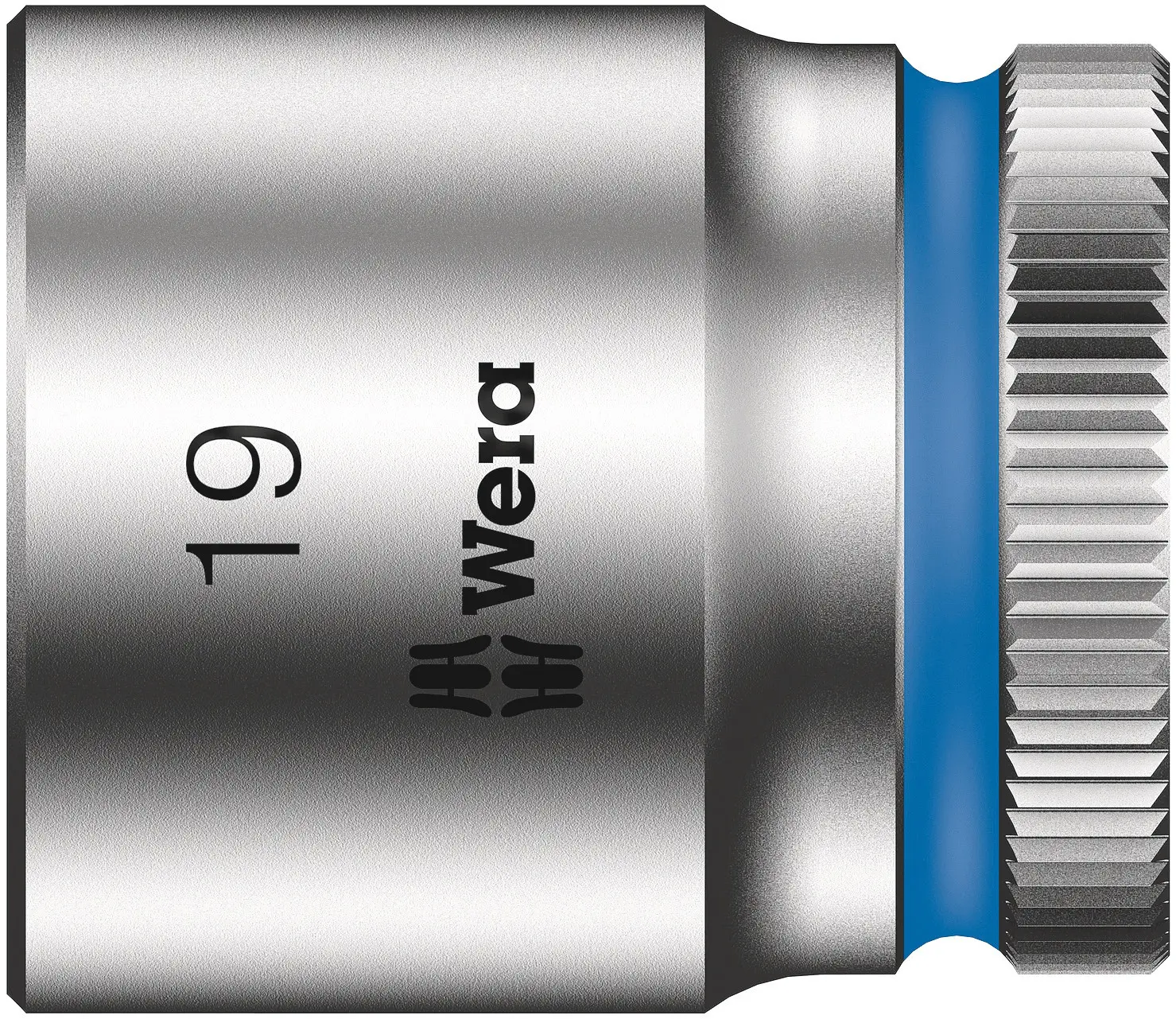 Produktfoto 1 von Wera 3/8 in 6-Kant Buchse SW 19 mm Sechskant x 30.0 mm