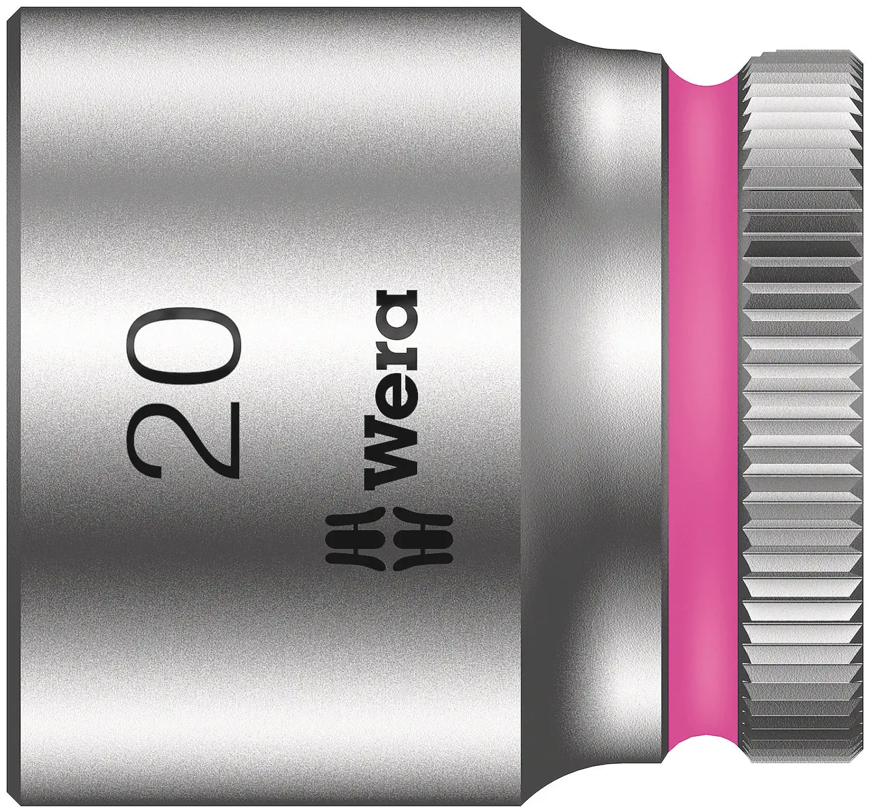 Produktfoto 1 von Wera 3/8 in 6-Kant Buchse SW 20 mm Sechskant x 30.0 mm