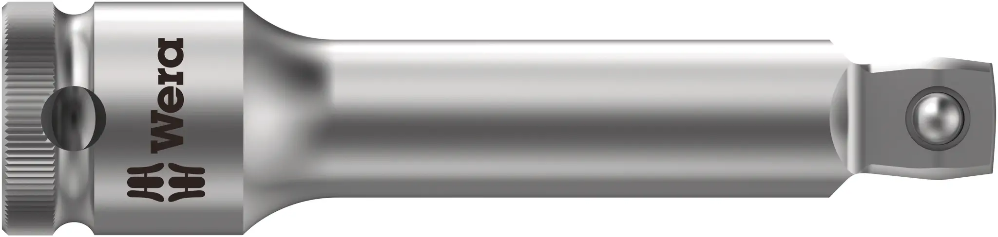Produktfoto 1 von Wera Zyklop 8794 9.53 mm Vierkant Adapter, CrV-Stahl, Länge 76 mm