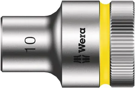 Produktfoto 1 von Wera 1/2 in 6-Kant Buchse SW 10 mm Sechskant x 37.0mm