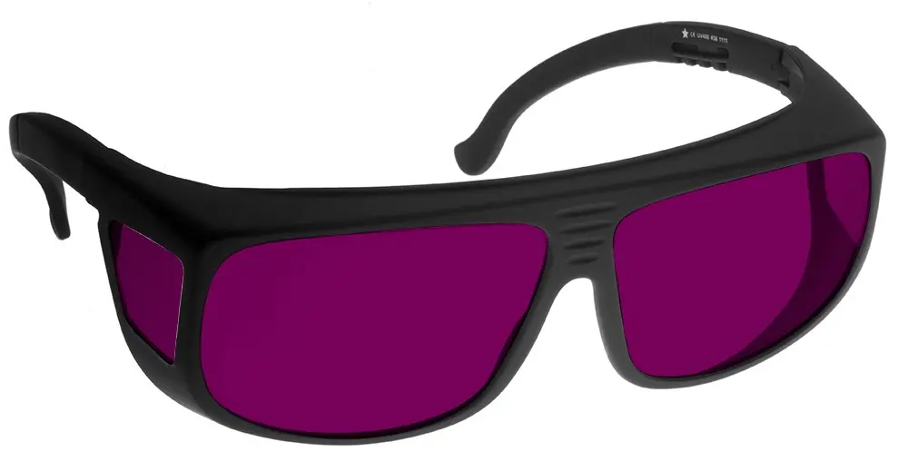 Produktfoto 1 von Global Laser 1997-02 Laserschutzbrille Linse Violett Schwarz