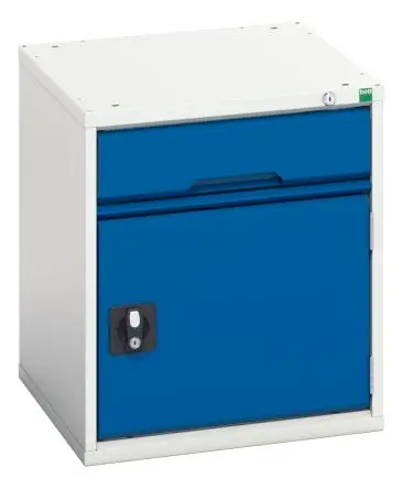 Produktfoto 1 von Bott 1 Stahl Schrank Hellgrau, Blau, 600 mm x 525mm x 600 mm