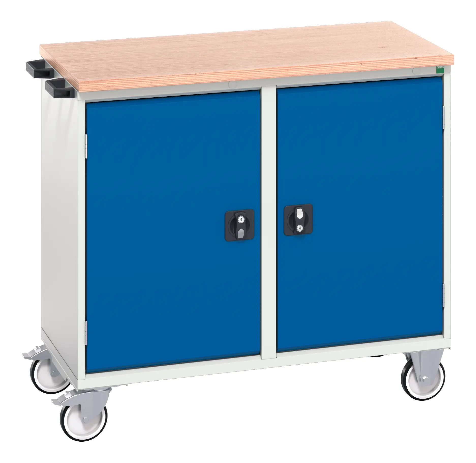 Produktfoto 1 von Bott 2 Werkzeugwagen, Stahl Rahmen, max. 150 kg 550 mm, 955 mm 1050 mm