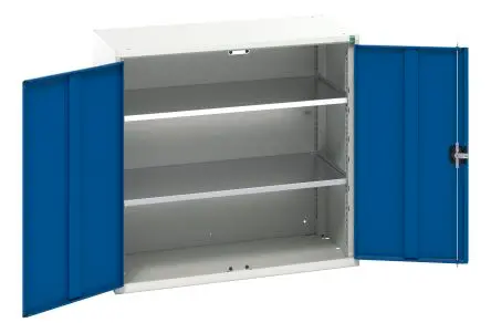 Produktfoto 1 von Bott Schrank Typ Schrank mit Ablage Freistehend 2 Tür/en 2 Regal/e 1 m 1.05m Abschließbar 550 mm Stahl