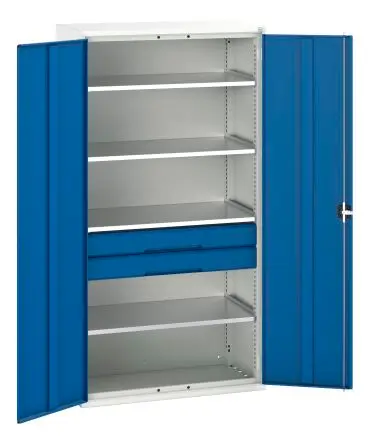 Produktfoto 1 von Bott Schrank Typ Bestückter Schrank Freistehend 2 Tür/en 4 Regal/e 2 Schublade/n 2000 mm 1.05m Abschließbar 550 mm