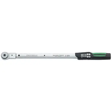 Produktfoto 1 von STAHLWILLE 3/4 Zoll Digitaler Drehmomentschlüssel 40 → 400Nm, Länge 738 mm, ±2 % (Drehmoment)