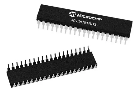 Produktfoto 1 von Microchip Mikrocontroller AT89C51RB2 8051 8 bit Oberfläche 16kB Flash PDIL 40-Pin 32 MHz 1.28 kB RAM