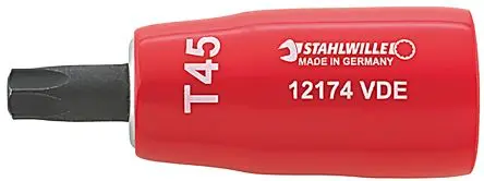 Produktfoto 1 von STAHLWILLE 3/8 Zoll Bitsteckschlüssel Steckschlüsseleinsatz Torx-Bit VDE x 67 mm