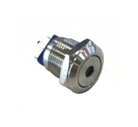 Produktfoto 1 von Bulgin MAV0120 Druckschalter Blau Beleuchtet Tastend Panel Ø 12 mm, SPST / 2A 36 V dc 36 V ac, IP67