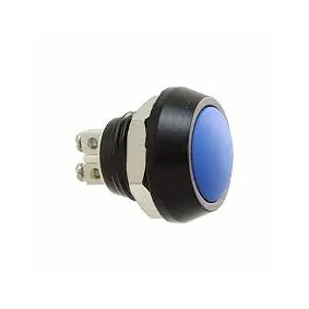 Produktfoto 1 von Bulgin MAV0120 Druckschalter Blau, Grün, Orange, Rot, Gelb Tastend Panel Ø 12 mm, SPST / 2 A 36 V dc 36 V ac, IP40