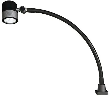 Produktfoto 1 von Waldmann LED Maschinenleuchte Flexibler Arm / 8 W, 600 mm 12 V ac, 28 V ac, 12V dc, 40 V dc 600 mm Flexibel