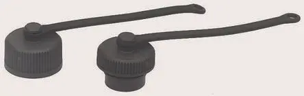 Produktfoto 1 von binder 723 Stecker/Buchse Staubkappe aus Polybutylenterephthalat, IP67