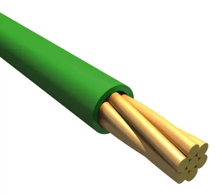 Produktfoto 1 von Alpha Wire Hookup Wire PVC Schaltdraht, 28 AWG 305 m Grün Ø 0.89 mm 7 Litzen Polyvinylchlorid
