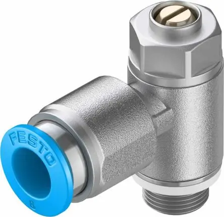 Produktfoto 1 von Festo GRLA 193145 Auslassventil ISO 1179-1 und ISO 228-1 Durchflussregler ISO 1179-1 und ISO 228-1