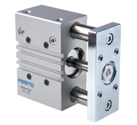 Produktfoto 1 von Festo DFM 170879 G 1/4 G1/4 Pneumatik-Führungszylinder doppeltwirkend mit Kugellager, Bohrung Ø 63mm / Hub 50mm bis