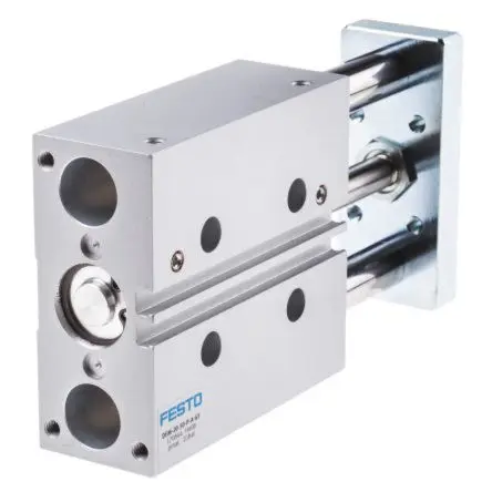 Produktfoto 1 von Festo DFM 170845 Pneumatik-Führungszylinder 80 mm Doppeltwirkend, Bohrung Ø 20 mm bis 10 bar