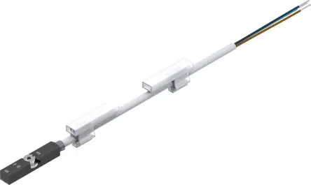 Produktfoto 1 von Festo SMT-8-Serie 574338 24V dc Pneumatischer Positionsdetektor LED Signalleuchten, IP69K, IP68, IP65