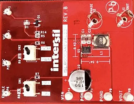 Produktfoto 1 von Renesas Electronics ISL85003FRZ, ISL85003AFRZ Evaluierungsplatine, Evaluierungsplatine Abwärtsregler