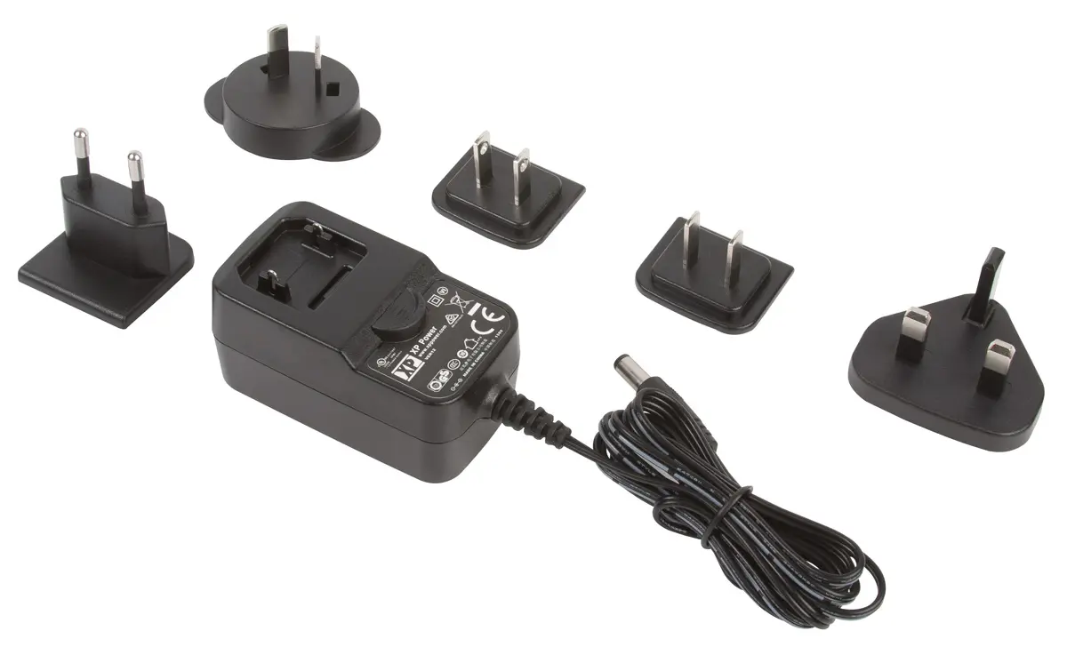 Produktfoto 1 von XP Power VER12 Steckernetzteil AC/DC-Adapter 12W, 100V ac, 5V dc / 2.1A, Universal-Stecker