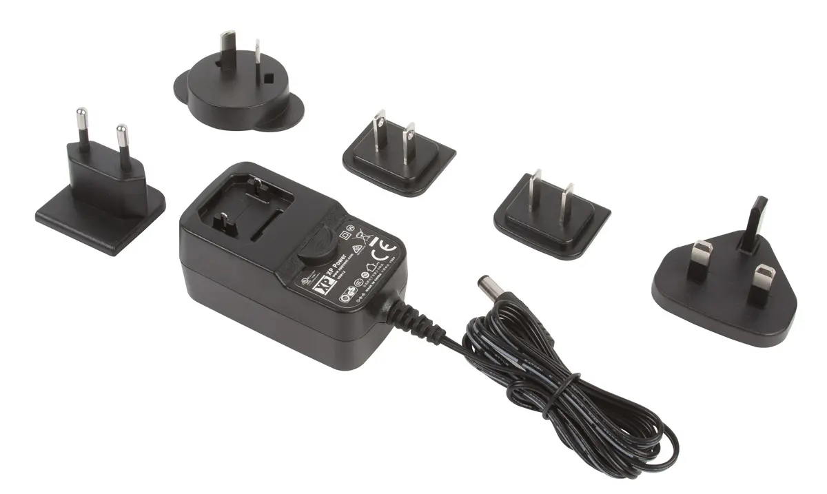 Produktfoto 1 von XP Power VER18 Steckernetzteil AC/DC-Adapter 18W, 100V ac, 9V dc / 2A, Universal-Stecker
