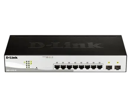 Produktfoto 1 von D-Link 10-Port Gigabit Smart Managed Switch Ethernet-Switch 10-Port Smart 1000Mbit/s