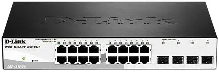 Produktfoto 1 von D-Link 20-Port Gigabit Smart Managed Switch Ethernet-Switch 20-Port Smart 1000Mbit/s