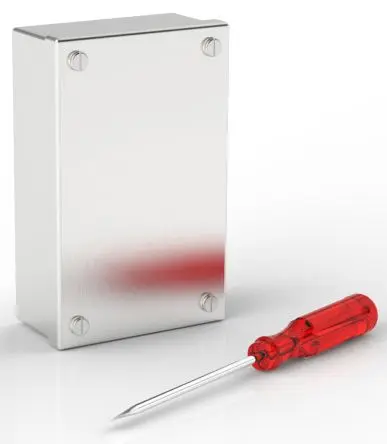 Produktfoto 1 von RS PRO Installationsdose Satiniert Edelstahl 304 100mm x 5 mm 160 mm