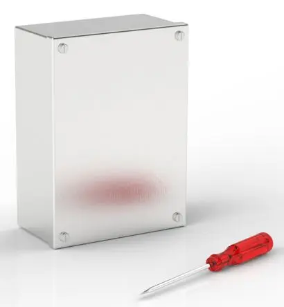 Produktfoto 1 von RS PRO Installationsdose Satiniert Edelstahl 304 160mm x 85 mm 220 mm