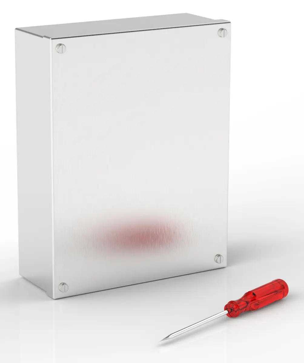 Produktfoto 1 von RS PRO Installationsdose Satiniert Edelstahl 304 220 mm x 85 mm 280 mm