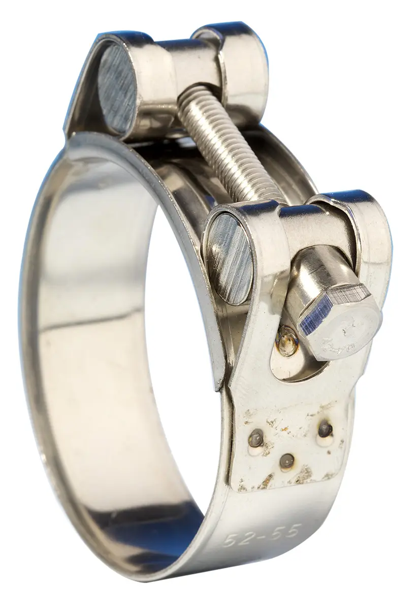 Produktfoto 1 von Jubilee Edelstahl Schlauchschelle Bolzenschraube, mit Schraubkopfschraube 43 mm