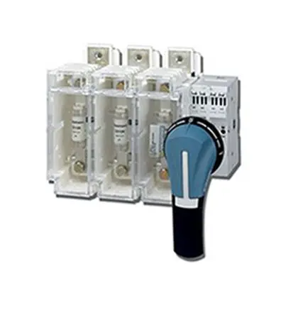 Produktfoto 1 von Socomec FUSERBLOC Sicherungsschalter-Trennschalter / 3-polig 400 A 400A Umschlossen, 2 Sicherungsgröße, 3 phasig