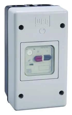 Produktfoto 1 von WEG MPE Isoliertes Gehäuse Isoliertes Gehäuse für Motorschutzschalter MPW18 und MPW18i