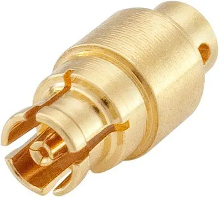 Produktfoto 1 von Rosenberger Mini-SMP Buchse Koaxialsteckverbinder SMP-Steckverbinder, Kabel, für Halbsteif-Kabel, 50 Ω Crimpbefestigung,