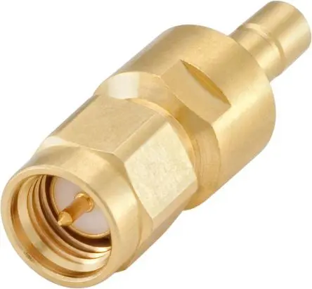 Produktfoto 1 von Rosenberger HF Adapter, 50 Ω, Gerade, 4GHz Stecker Stecker SMA