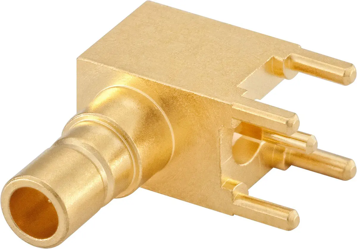 Rosenberger 59 Stecker Koaxialsteckverbinder SMB-Steckverbinder, Leiterplattenmontage, 50 Ω Lot, Subminiature
