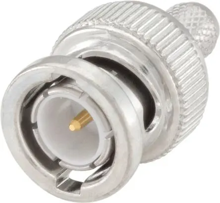 Produktfoto 1 von Rosenberger 71 Stecker Koaxialsteckverbinder BNC-Steckverbinder, Kabel, für RG62A/U-Kabel, 75 Ω Crimpbefestigung,