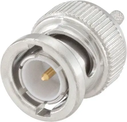 Produktfoto 1 von Rosenberger 71 Stecker Koaxialsteckverbinder BNC-Steckverbinder, Kabel, für RG179, RG187-Kabel, 75 Ω Crimpbefestigung,