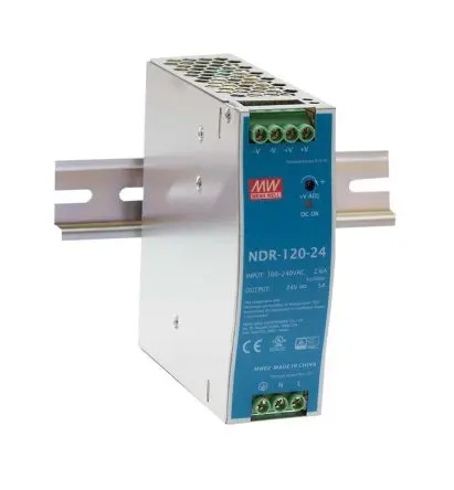 Produktfoto 1 von MEAN WELL NDR DIN-Schienen Netzteil Geschalteter Modus 264V ac AC / 10 A 14V dc DC 120 W
