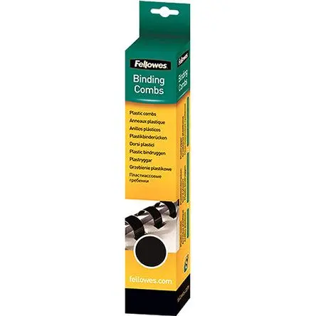 Produktfoto 1 von Fellowes Drahtspiralbindung, Kamm-Ø 10 mm A4+ Schwarz 55 25 pro Paket Stück