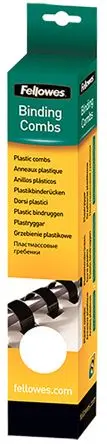 Produktfoto 1 von Fellowes Drahtspiralbindung, Kamm-Ø 12 mm A4+ Weiß 80 25 pro Paket Stück