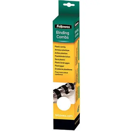 Produktfoto 1 von Fellowes Drahtspiralbindung, Kamm-Ø 14 mm A4+ Weiß 100 25 pro Paket Stück