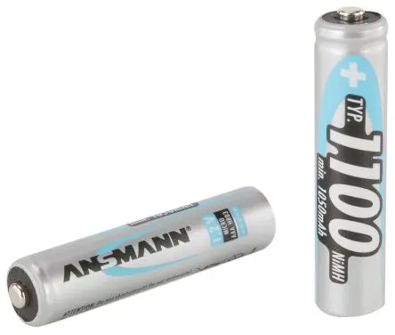 Produktfoto 1 von Ansmann AAA-Akku, Nickel-Metallhydrid, 1.2 V, 1.1 Ah, 65 °C, -20 °C
