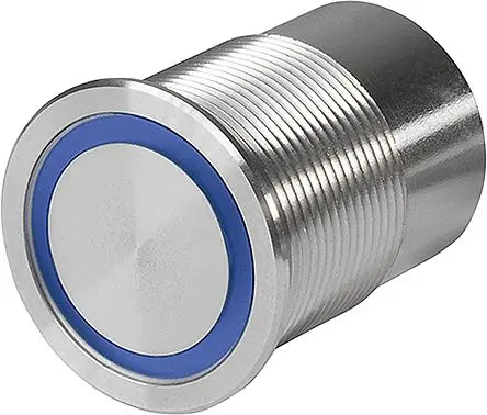 Produktfoto 1 von Schurter Piezo-Schalter 100mA SPST Beleuchtet IP69K, IP67 Tastend