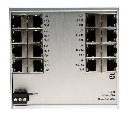 Produktfoto 1 von HARTING Ethernet-Switch 16-Port Unmanaged