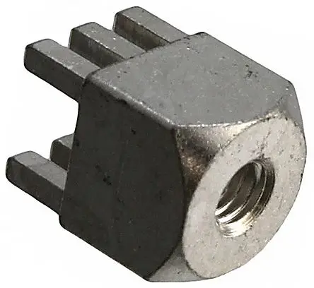 Produktfoto 1 von Wurth Elektronik Messing Schraubanschlussklemme, 6 Stränge, Vertikal 100A